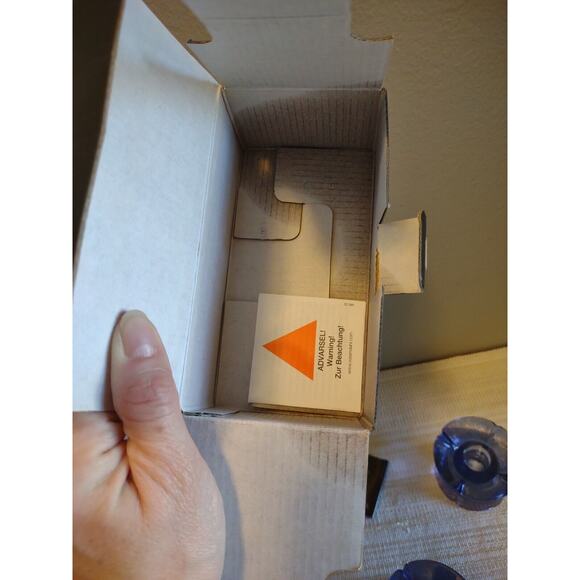 Rosendahl Grand Cru Glass Candle Stick Holders Purple GUC with original box - Picture 12 of 13